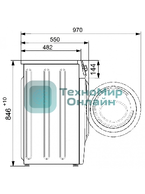 Стиральная машина Atlant СМА 70С105-00 белый, загрузка фронтальная 7 кг, 1000 об/мин., класс: А+++