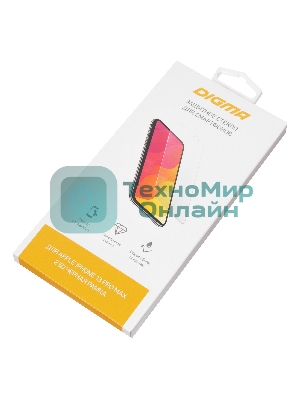 Защитное стекло для экрана Digma DGG2AP13PM для Apple iPhone 13 Pro Max 2.5D 1шт.
