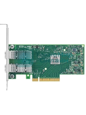Сетевая карта ConnectX-4 Lx EN network interface card, 25GbE dual-port SFP28, PCIe3.0 x8, tall bracket, SR-IOV, TCP/UDP, MPLS, VxLAN, NVGRE, GENEVE, iSER, NFS RDMA, SMB Direct, ROHS R6