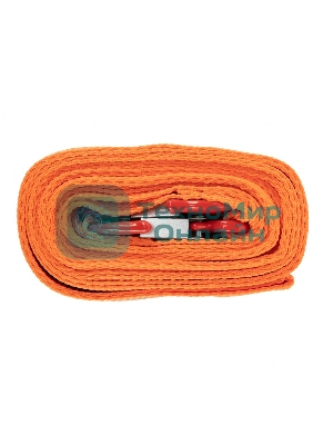 Трос буксировочный Stels 5 тонн, 2 крюка, пакет