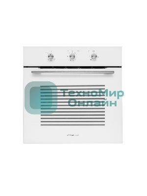 Шкаф духовой газовый с электрическим грилем Maunfeld MOGS703W, встраиваемый