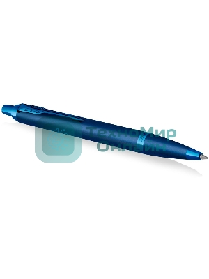 Ручка шариковая Parker IM Monochrome K328 (CW2172966) Blue PVD, M, синие чернила, подарочная коробка