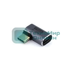 Переходник USB 4 Type-C мама-папа угловой тип 2