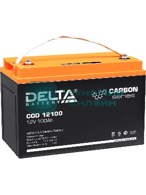 Аккумуляторная батарея Delta CGD 12100 напряжение 12В, емкость 100Ач (330х173х212мм)
