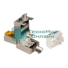 Коннектор Lanmaster LAN-TMP-S6A полевой RJ45 кат.6A STP бел. (упак.:1шт)