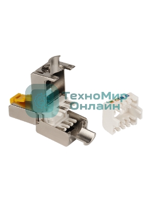 Коннектор Lanmaster LAN-TMP-S6A полевой RJ45 кат.6A STP бел. (упак.:1шт)