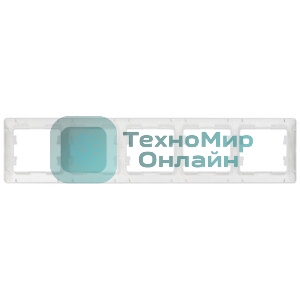 Systeme Electric Glossa Алюминий Рамка 5-ая, горизонтальная