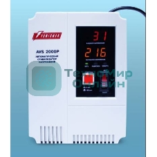 Стабилизатор напряжения Powerman AVS-P Voltage Regulator 3000VA, Digital Indication, Wall Mount, Hardwire Input/Output, 230V, 1 year warranty, White