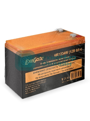 Батарея для ИБП ExeGate EX285953RUS HR1234W (12V 9Ah, клеммы F2)