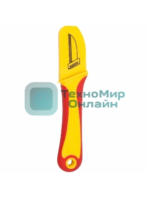 Нож монтажника Rexant нержавеющая сталь, прямое лезвие