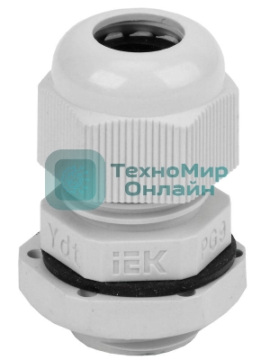 Сальник IEK YSA20-08-09-54-K41 PG9 диаметр проводника 6-7мм IP54 IEK