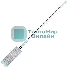 Швабра для пола Рыжий кот WRING SIMPLE с механизмом отжима и насадкой из микрофибры