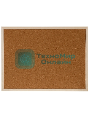 Доска пробковая Silwerhof 45x60см деревянная рама