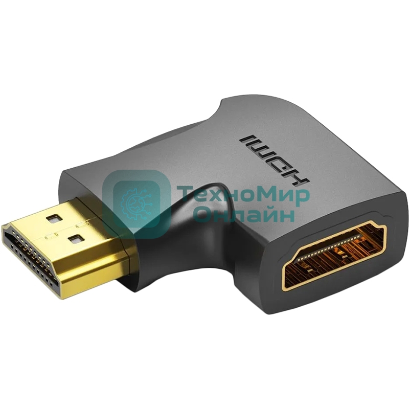 Адаптер-переходник Vention HDMI v2.0 19M/19F угол 270