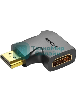 Адаптер-переходник Vention HDMI v2.0 19M/19F угол 270