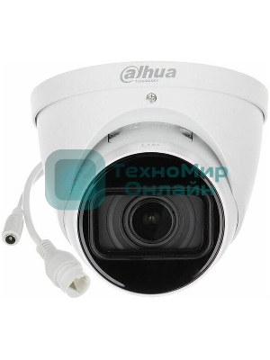 Уличная купольная IP-видеокамера Dahua 4Мп; 1/3” CMOS; моторизованный объектив 2.8~12мм; механический ИК-фильтр; WDR(120дБ); чувствительность 0.03лк@F1.7; сжатие: H.265+, H.265, H.264+, H.264, MJPEG;