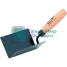 Кельма Сибртех угловая, 110x75x75 мм, стальная, для внутренних углов, буковая ручка