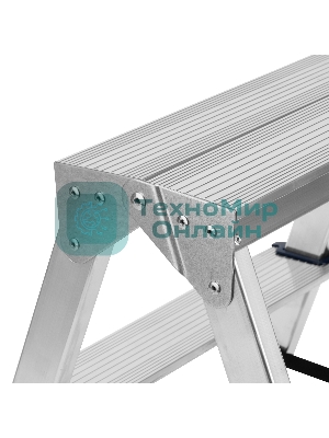 Стремянка Сибртех двусторонняя 2ст., алюминиевая