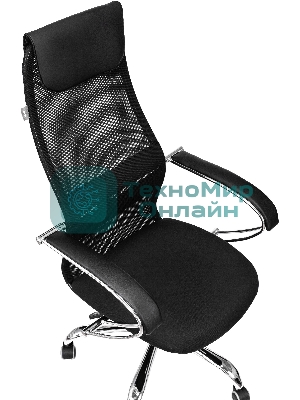 Кресло Бюрократ CH-607SL TW-01 Neo Black черный, сетка, подголовник