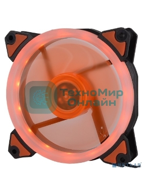 Вентилятор для корпуса Crown CMCF-12025S-1233 черный/оранжевый, 120 мм, 1650 об/мин, 23 дБ, 3 pin