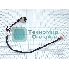 Разъем для ноутбука Toshiba C855 C855D C855D C850 L850 L850D L855 L855D c кабелем