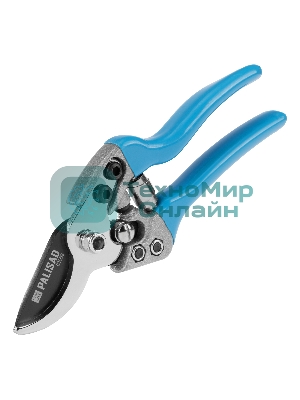 Секатор прямого реза Palisad LUXE 190 мм, алюминиевые обрезиненые рукоятки