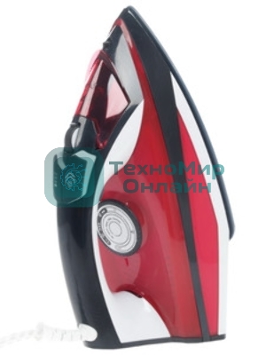 Утюг Centek CT-2344 красный, 2400 Вт, 45 г/мин, 145 г/мин, 320 мл