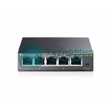 Коммутатор сетевой TP-Link SMB TL-SG105E 5-Port Gigabit Desktop Easy Smart Switch, 5 10/100/1000Mbps RJ45 ports, MTU/Port/Tag-based VLAN, QoS, IGMP Snooping
