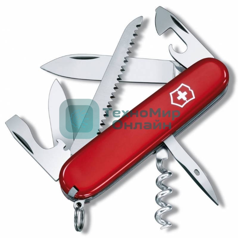 Нож перочинный Victorinox Camper (1.3613) 91мм 13функций красный карт.коробка