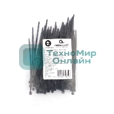 Стяжки NYT-100x2.5B пластиковые 100 мм х 2.5 мм, черные (100 шт.)