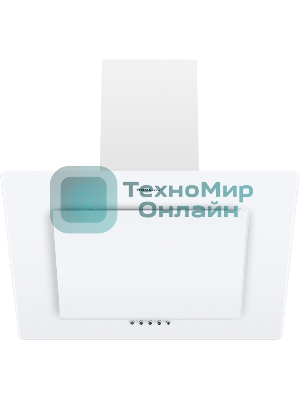 Вытяжка наклонная HOMSair Elf Push 60 белый, 60 см, 650 куб. м/ч, 47 дБ