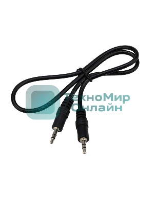 Шнур Rexant Стерео 3,5 мм штекер - Стерео 3,5 мм штекер, длина 0,5 метра