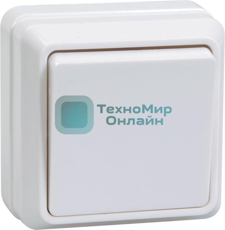 Выключатель IEK EVO10-K01-10-DC ВС20-1-0-ОБ 1кл 10А откр.уст. ОКТАВА (белый)