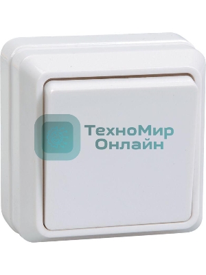 Выключатель IEK EVO10-K01-10-DC ВС20-1-0-ОБ 1кл 10А откр.уст. ОКТАВА (белый)