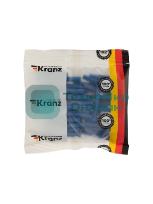 Дюбель распорный Kranz 6х50, синий, пакет (50 шт./уп.)