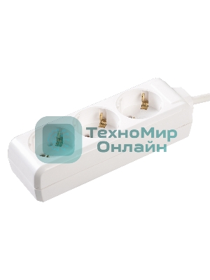 Удлинитель 3х3 м с заземл. 16А IP20 У03 2P+PE IEK WYP10-16-03-03-Z-N