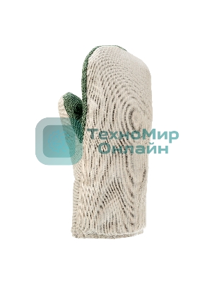 Рукавицы специальные Сибртех х/б с наладон. двунитка, утепленные, ватин, 2 размер