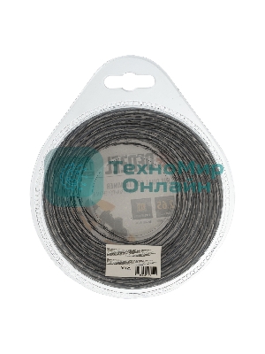 Леска для триммера Denzel двухкомпонентная квадрат 2,65мм 15 м EXTRA CORD