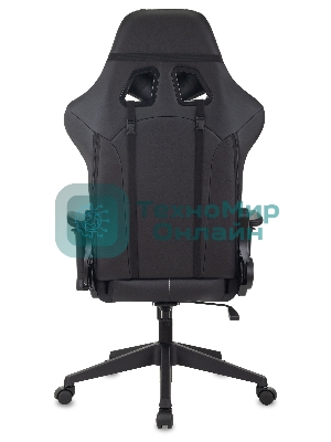 Кресло Бюрократ VIKING 5 AERO WHITE черный/белый, экокожа, 120 кг, механизм качания