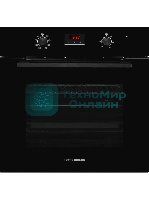 Встраиваемый духовой шкаф Kuppersberg HM 628 Black 60 см, 70 л, 8 режимов, гидролизная очистка, черный