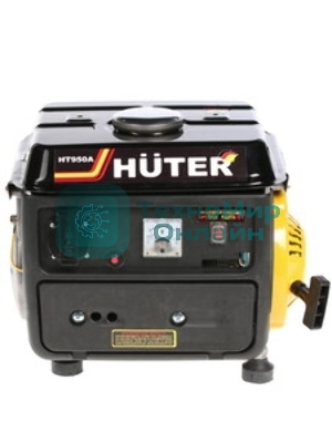 Электрогенератор бензиновый инверторный Huter HT950A, 0.95 кВт, 63 дБ, 16.8 кг