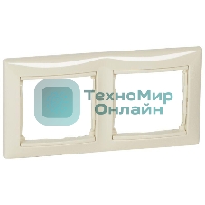 Рамка 2-м Valena горизонт. сл. кость Legrand 774352