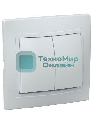 Выключатель IEK EVK20-K01-10-DM ВС10-2-0-КБ 2кл 10А КВАРТА (белый)