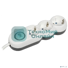 Удлинитель IEK У03В 3 места 2P+PE/1,5м 3х1,5мм2 16А/250В UNO