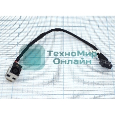 Разъем для ноутбука HP DV6-7000 DV7-7000 c кабелем 10-pin 9-проводов