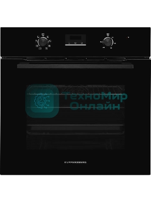 Встраиваемый духовой шкаф Kuppersberg HM 628 Black 60 см, 70 л, 8 режимов, гидролизная очистка, черный