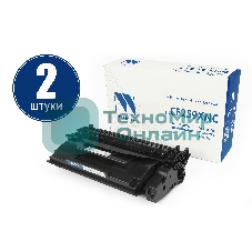 Картридж NVP совместимый NV-CF259X-SET2 (БЕЗ ЧИПА) для HP Laser Jet Pro M304/M404/M428 (10000k) (2 шт)
