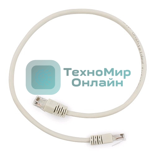 Патч-корд UTP Cablexpert cat.6, 3м, литой, многожильный, серый