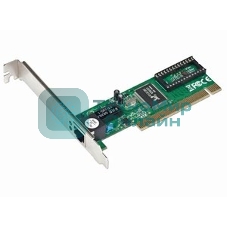 Сетевой адаптер Ethernet Gembird NIC-R1 100/10, PCI, чипсет RTL8139C