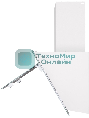 Вытяжка наклонная HOMSair Elf Push 60 белый, 60 см, 650 куб. м/ч, 47 дБ